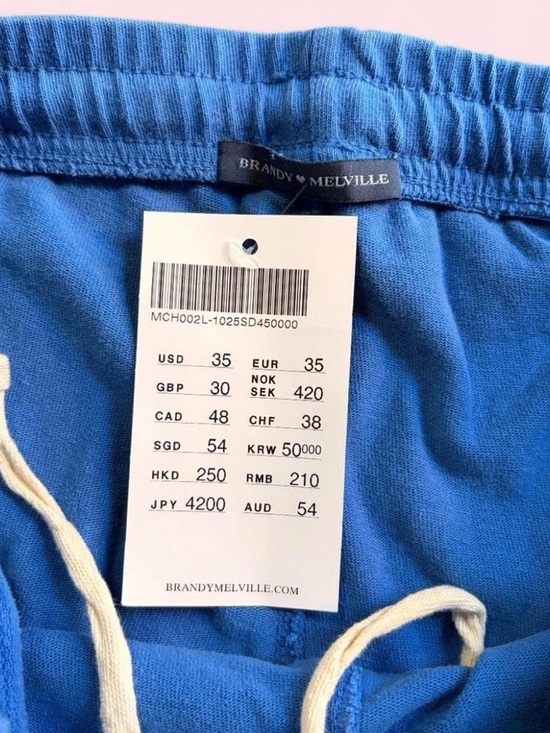 Brandy Melville Pants - NWT Trendy Cobalt Blue Brandy Melville Wide Leg sweatpants